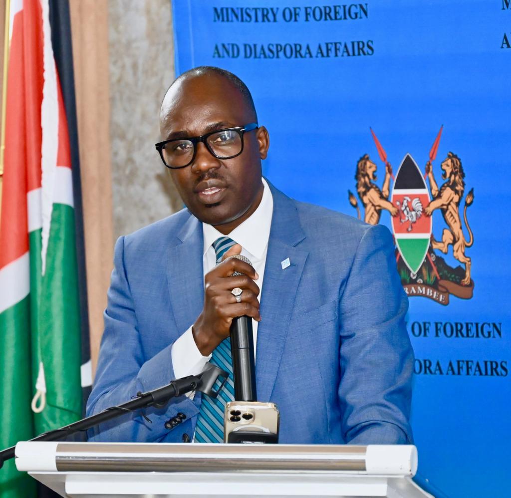 Principal Secretary for Foreign Affairs Dr. Korir Sing'Oei