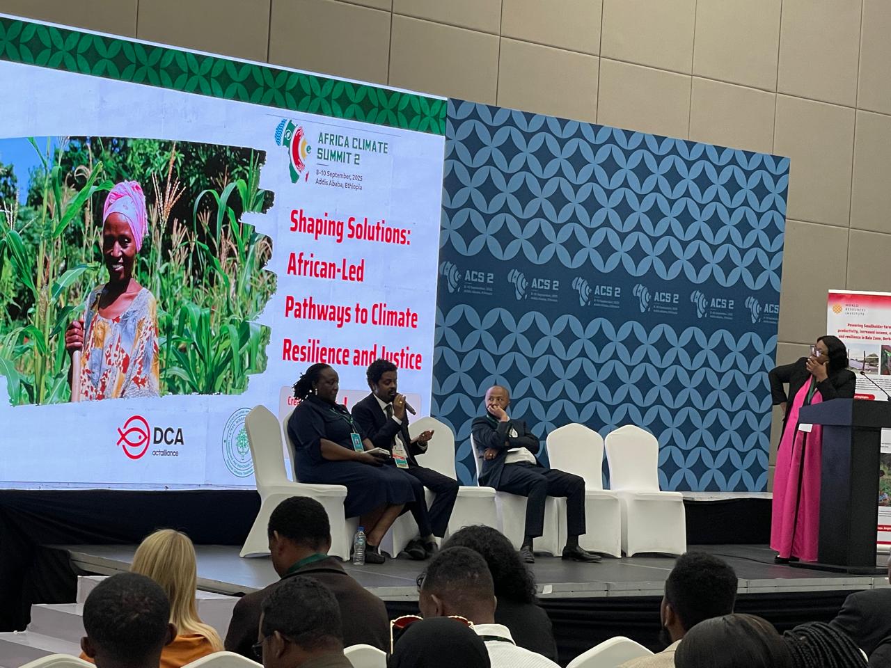 Panel discussions on Shaping Solutions; African led pathways to climate resilience and justice