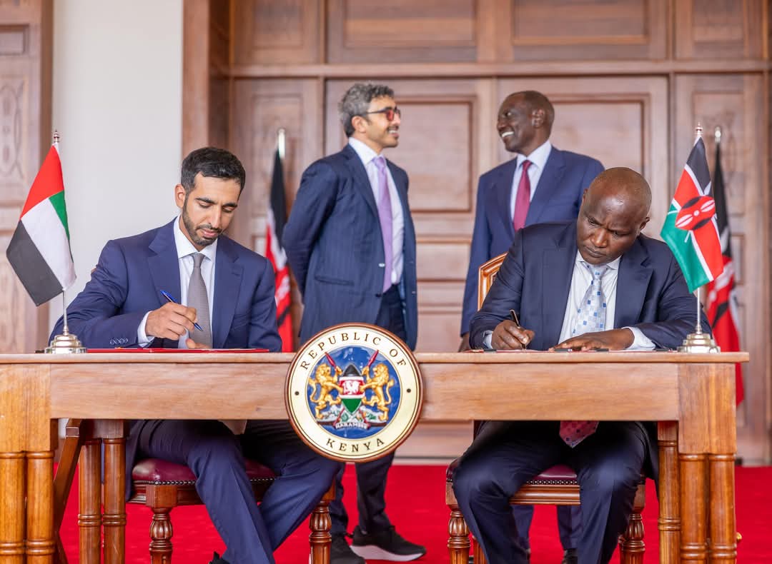 Signing of MoUs between Kenya and UAE