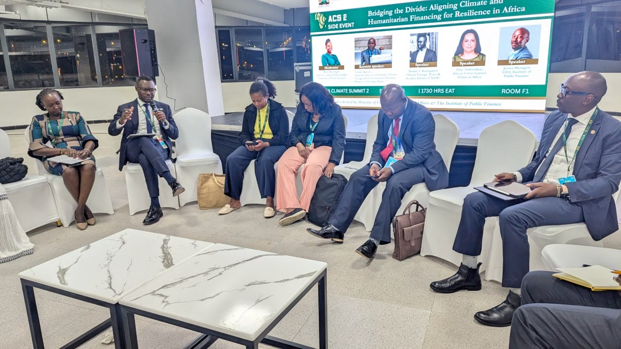 The panel on Bridging the Divide: Aligning Climate and Humanitarian Financing for Resilience in Africa