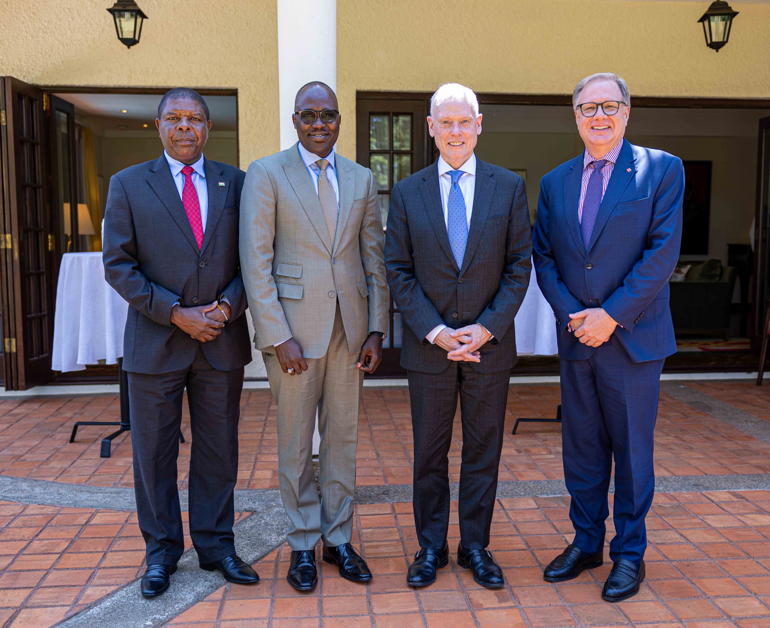 Principal Secretary Dr. Korir SingOei and Mr. David Morrisson, Deputy Minister for Foreign Affairs of Canada.