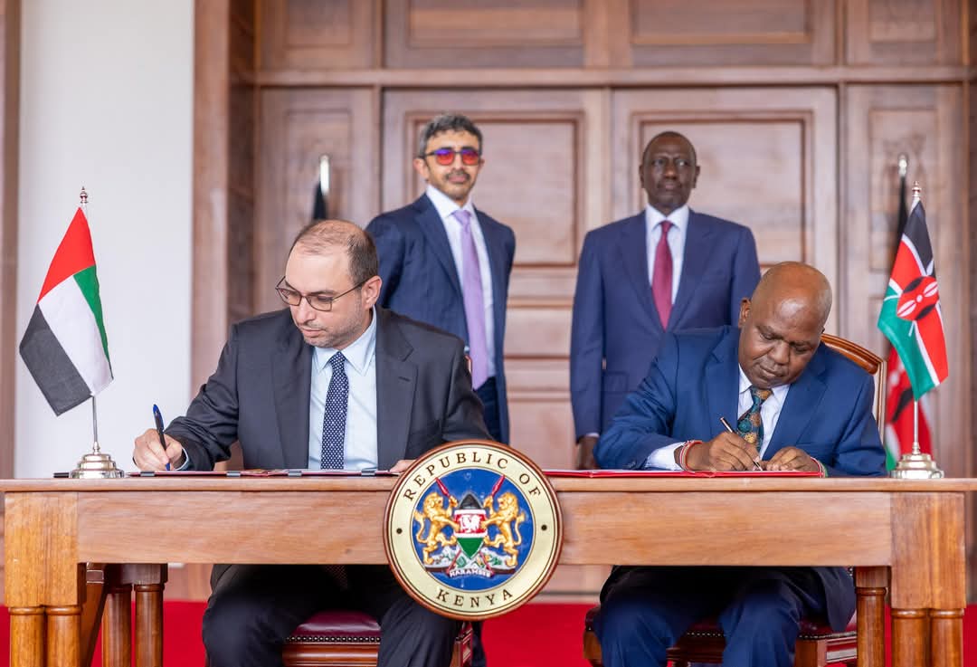 Signing of MoUs between Kenya and UAE