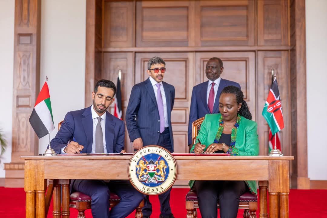 Signing of MoUs between Kenya and UAE