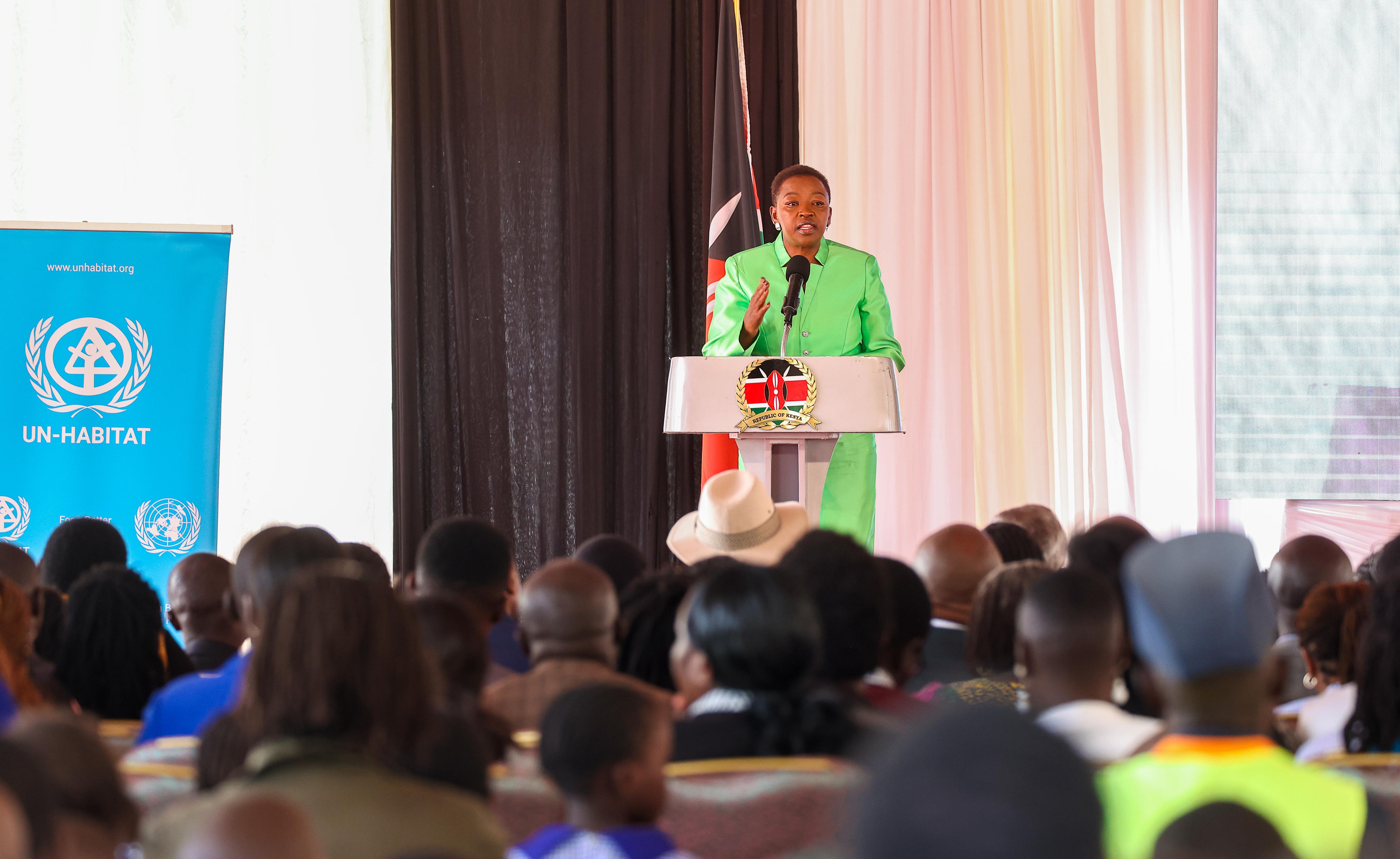 First Lady Rachel Ruto making her remarks