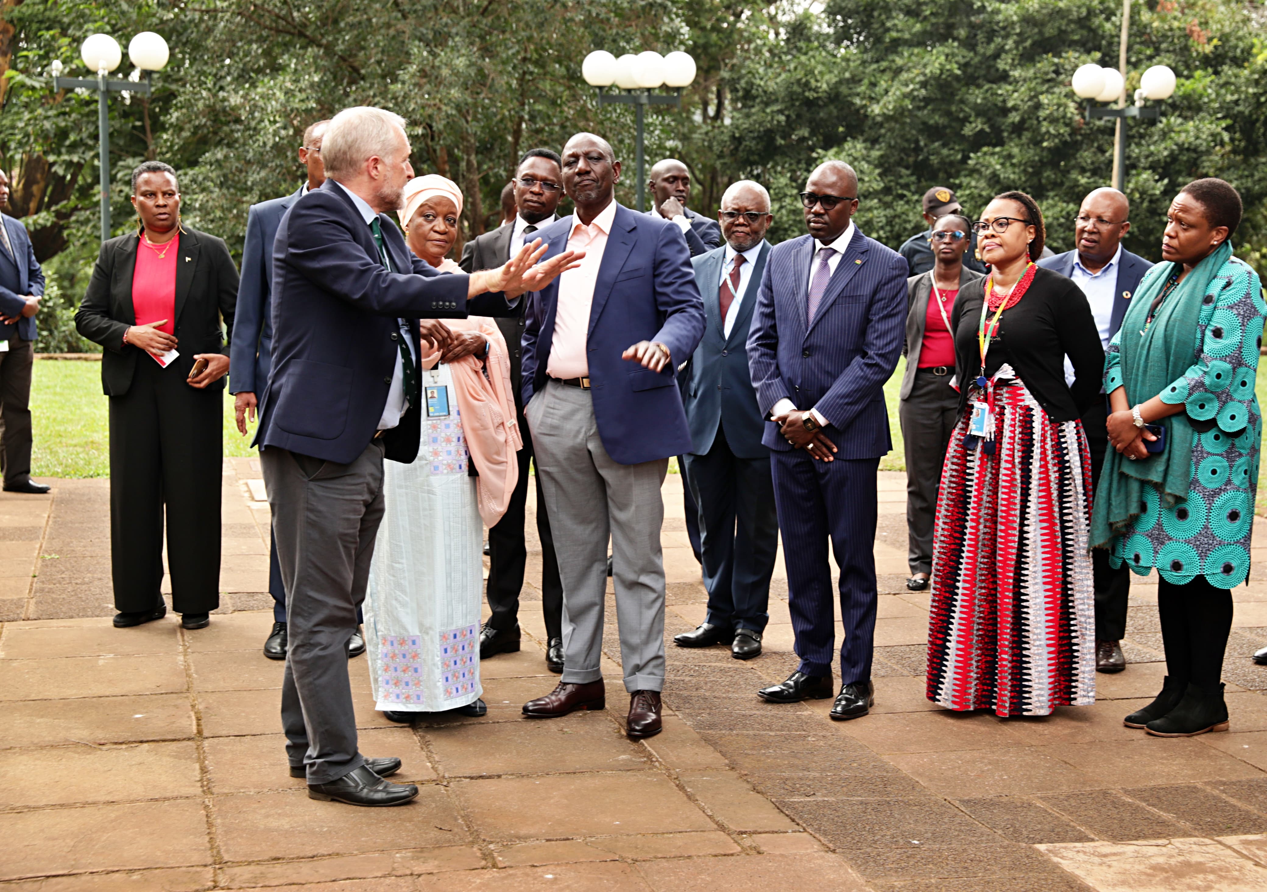 President Ruto inspects ongoing renovations and new office block construction