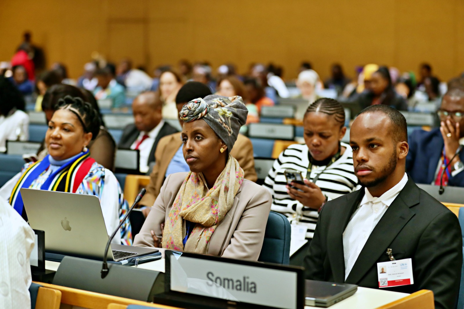 Delegates at the 20th session of AMCEN in Nairobi.