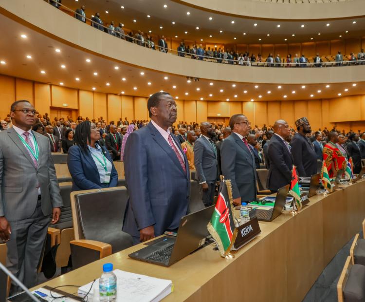 Prime Cabinet Secretary and Cabinet Secretary for Foreign and Diaspora Affairs during the AU Executive Council's 46th Ordinary Session of Foreign Ministers