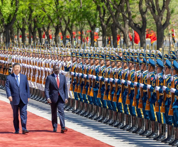H.E President William Ruto and H.E President Xi Jinping
