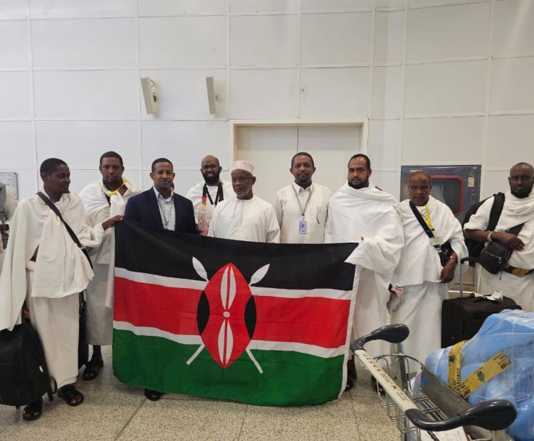 Kenyans arrive in Saudi for Hajj