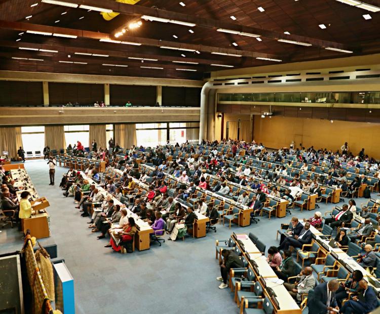 Delegates at the 20th session of AMCEN at UNON.