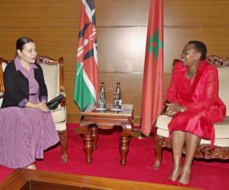 Princess Lalla Asmaa of Morocco in Kenya for Cochlear Implant Medical Mission